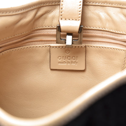Gucci Calfskin Pony Hair Jackie O Hobo Brown Black 5 of 12