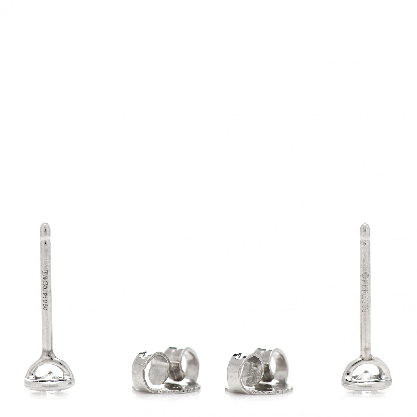 Platinum Diamond .16ctw Elsa Peretti Diamonds By The Yard Earrings