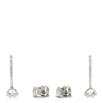 Tiffany Platinum Diamond .16ctw Elsa Peretti Diamonds By The Yard Earrings 3 of 6