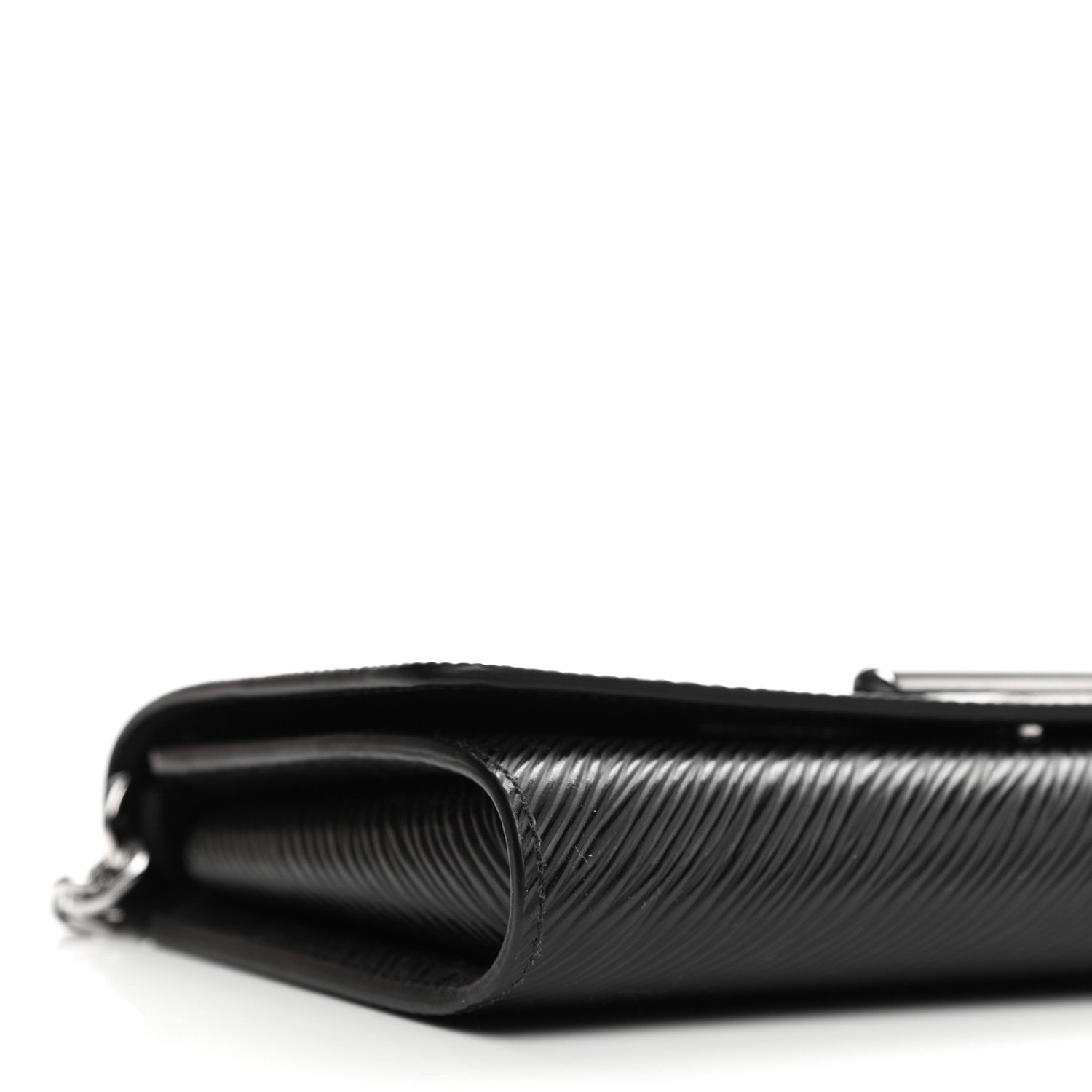 Louis Vuitton Epi Twist Chain Wallet Black 9 of 11