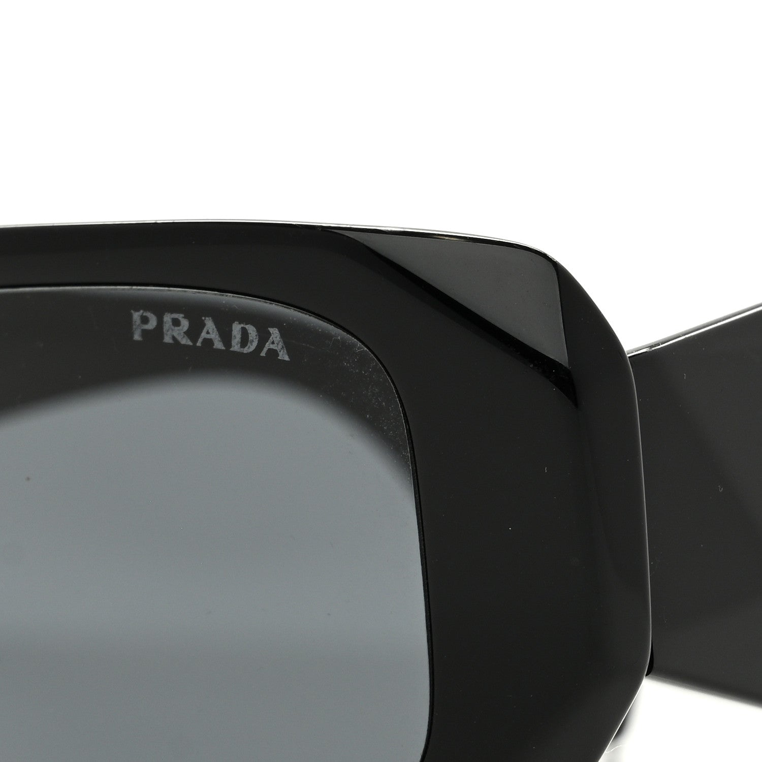 Prada Acetate Symbole Sunglasses SPR 17W Black 7 of 8