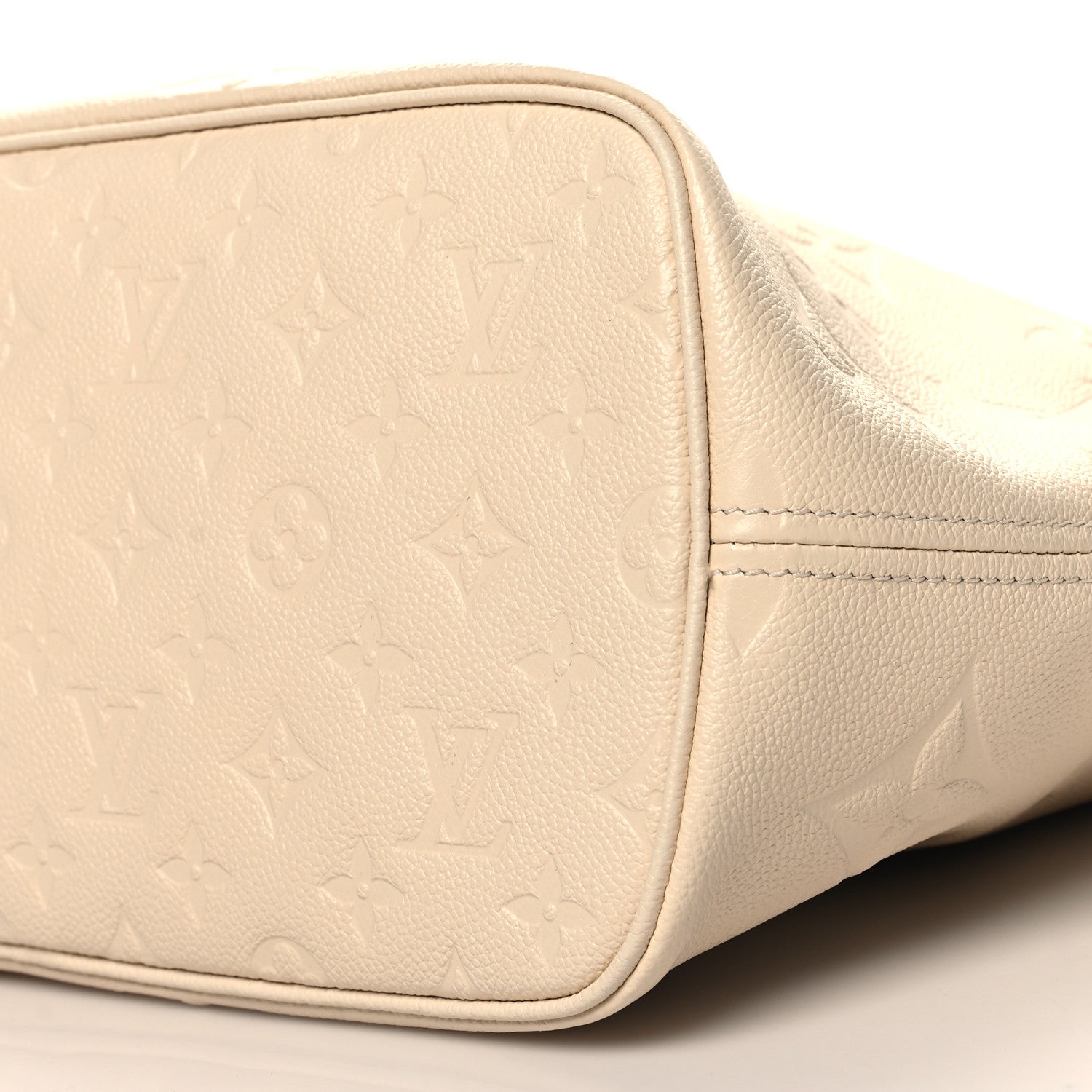 Louis Vuitton Empreinte Monogram Giant Neverfull MM Cream 9 of 9