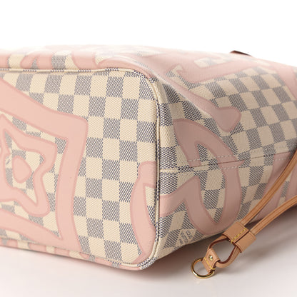 Louis Vuitton Damier Azur Tahitienne Neverfull MM 7 of 10