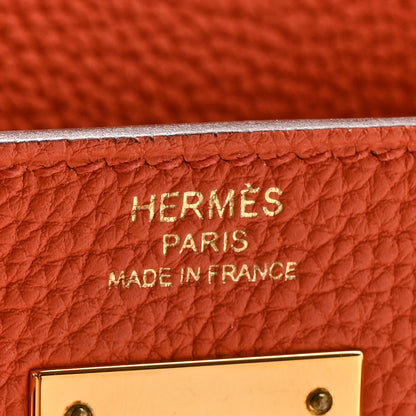 Hermes Togo Kelly Retourne 28 Terre Battue 6 of 12