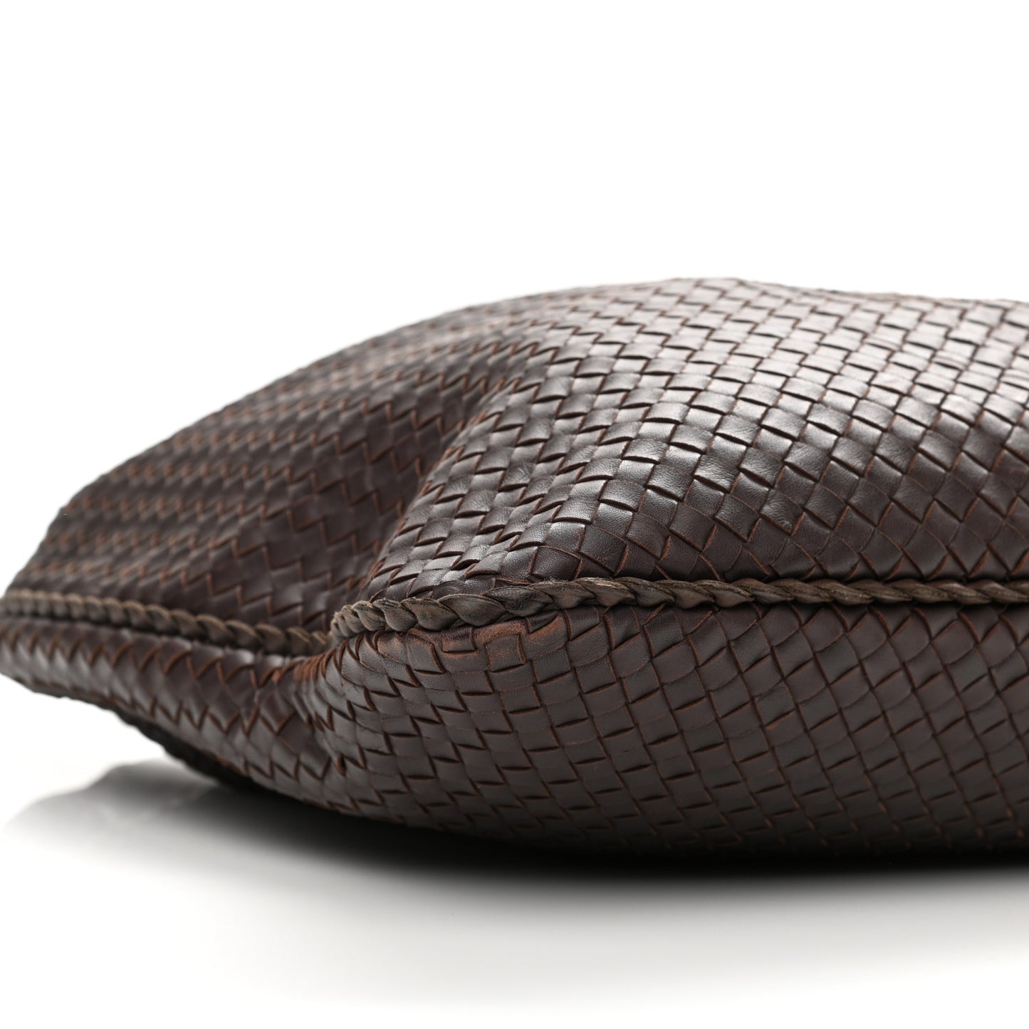 Nappa Intrecciato Maxi Veneta Hobo Ebano