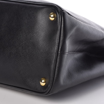 Prada Saffiano Large Galleria Double Zip Tote Black 9 of 9