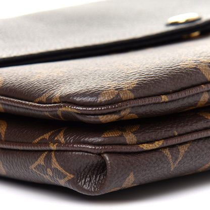 Louis Vuitton Monogram Twice Pochette Black 9 of 11