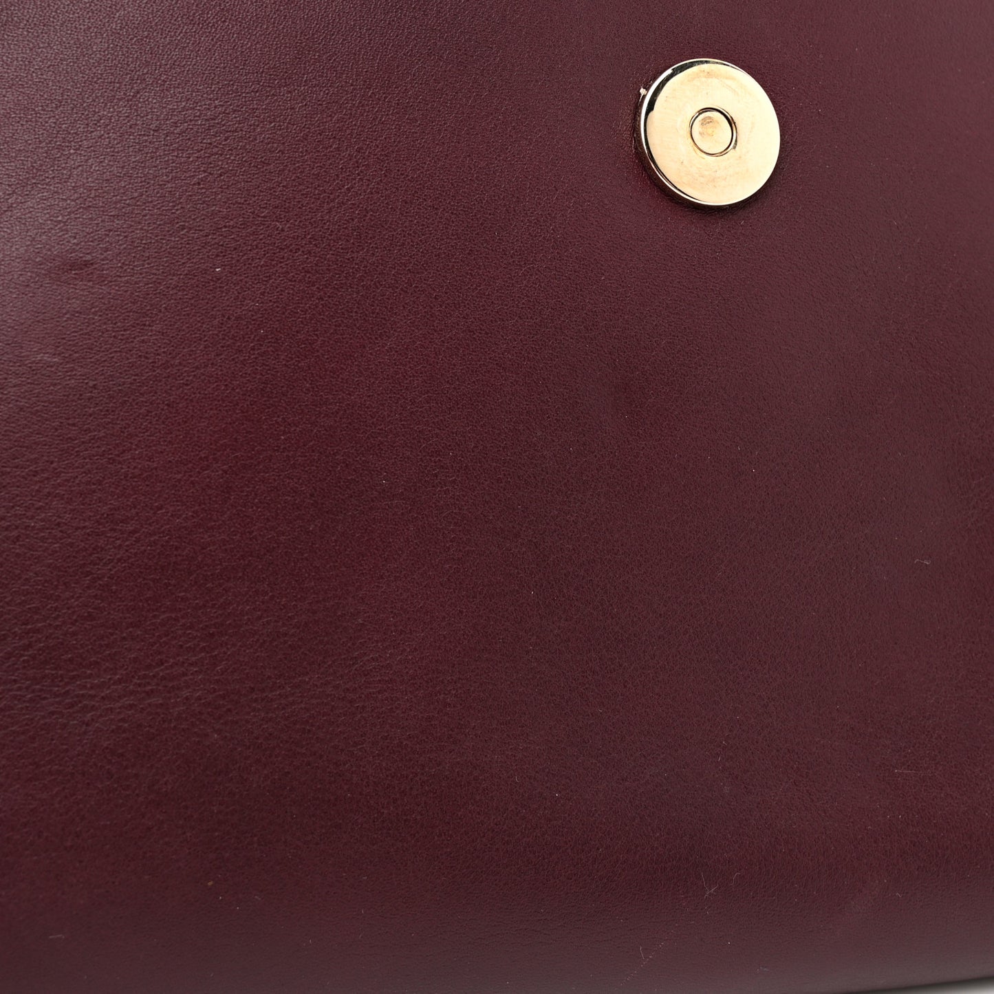 Suede Calfskin Faye Clutch Dark Purple