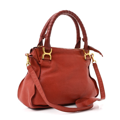Chloe Calfskin Medium Marcie Satchel Maple Leaf 3 of 10