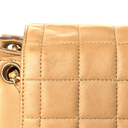 Chanel Lambskin Chocolate Bar Accordion Flap Beige 14 of 14