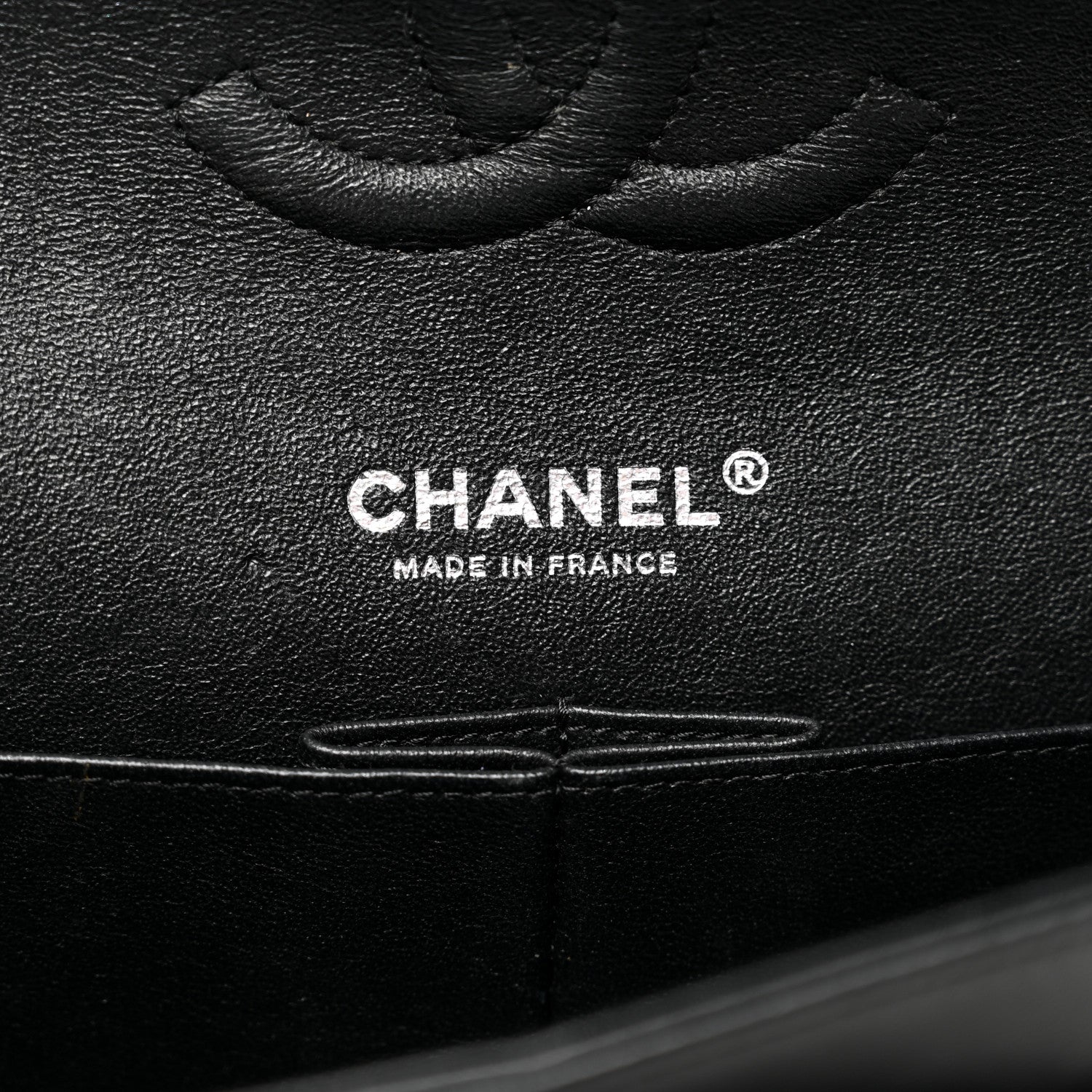 Chanel Lambskin Quilted Medium Double Flap Black 7 of 11