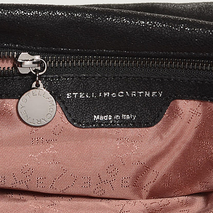 Stella McCartney Shaggy Deer Small Falabella Fold Over Tote Black 6 of 9