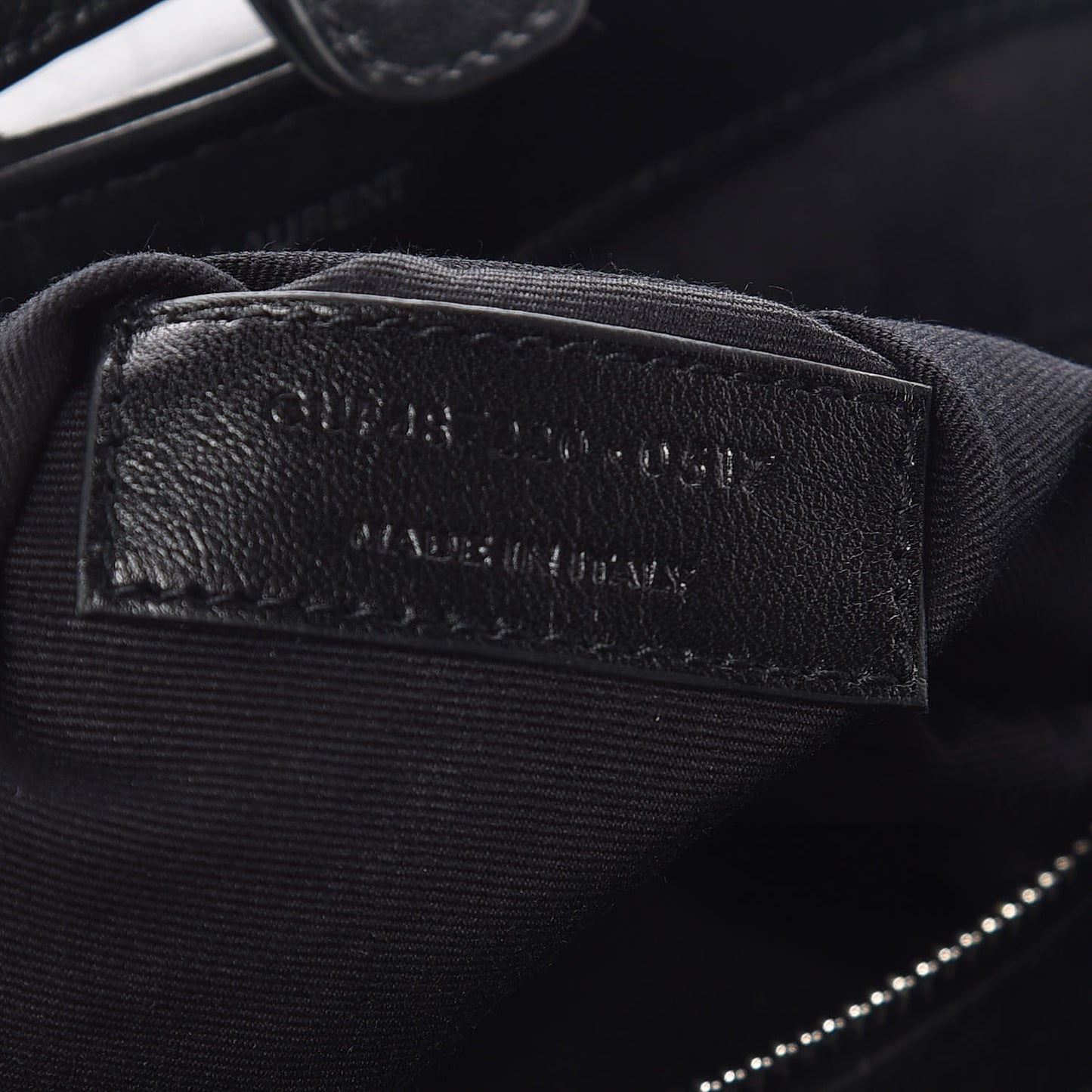 Calfskin Y Quilted Monogram Small Loulou Backpack Black