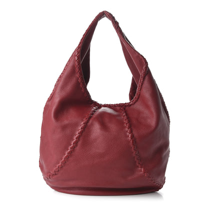 Bottega Veneta Cervo Deerskin Large Hobo Scarlet 1 of 9