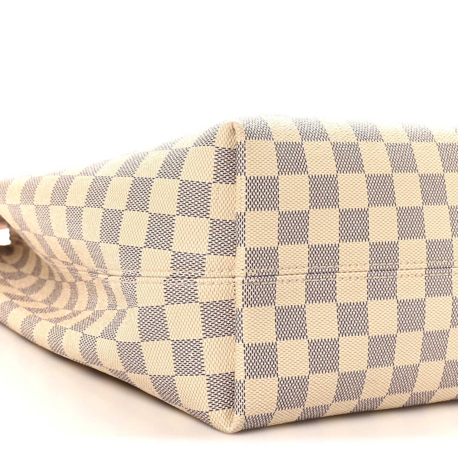 Louis Vuitton Damier Azur Graceful MM Rose Ballerine 8 of 9