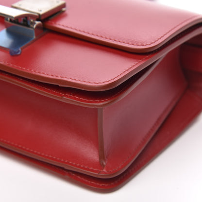 Celine Box Calfskin Small Classic Box Flap Bag Red 9 of 10