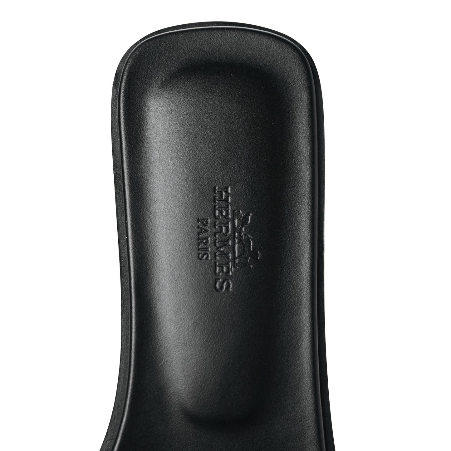 Box Calfskin Oran Sandals 38.5 Black