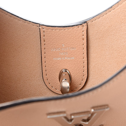Louis Vuitton Calfskin Lockme Hobo Beige 5 of 8