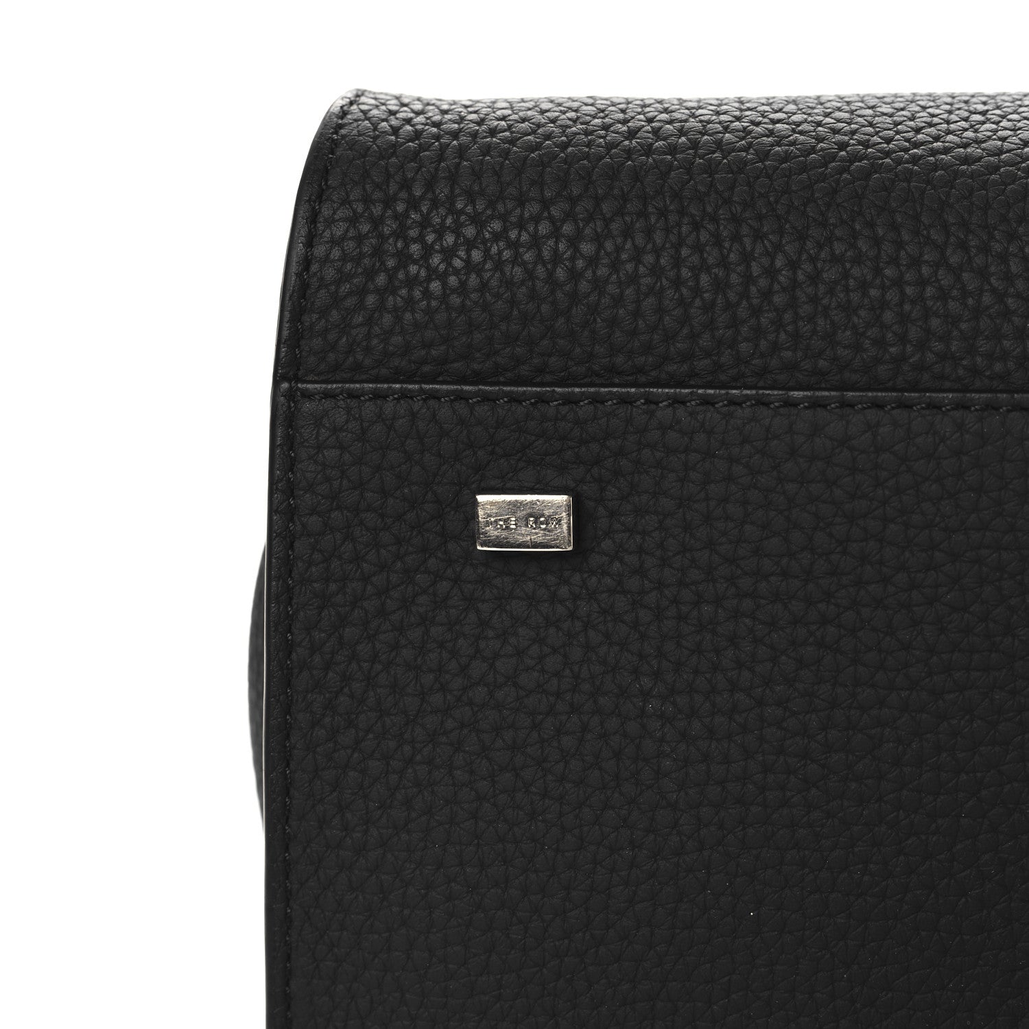 The Row Matte Grained Calfskin Soft Margaux 15 Black 12 of 13