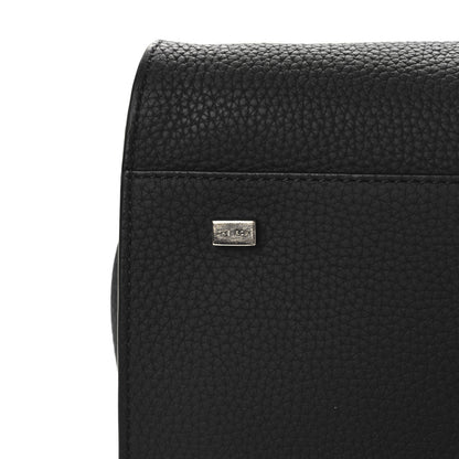 The Row Matte Grained Calfskin Soft Margaux 15 Black 12 of 13