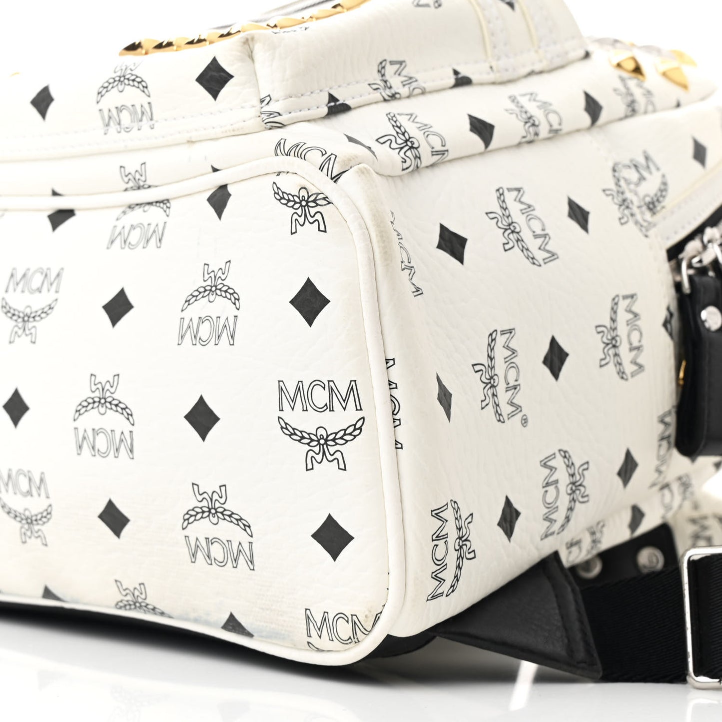 Visetos Studded Small Stark M Backpack White