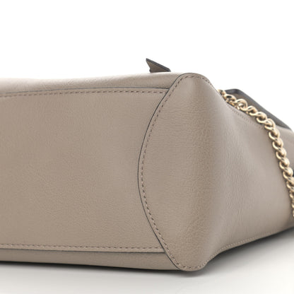 Chloe Calfskin Small Faye Day Shoulder Bag Motty Grey 9 of 9