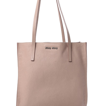 Miu Miu Goatskin Madras Tote Orchidea 8 of 18