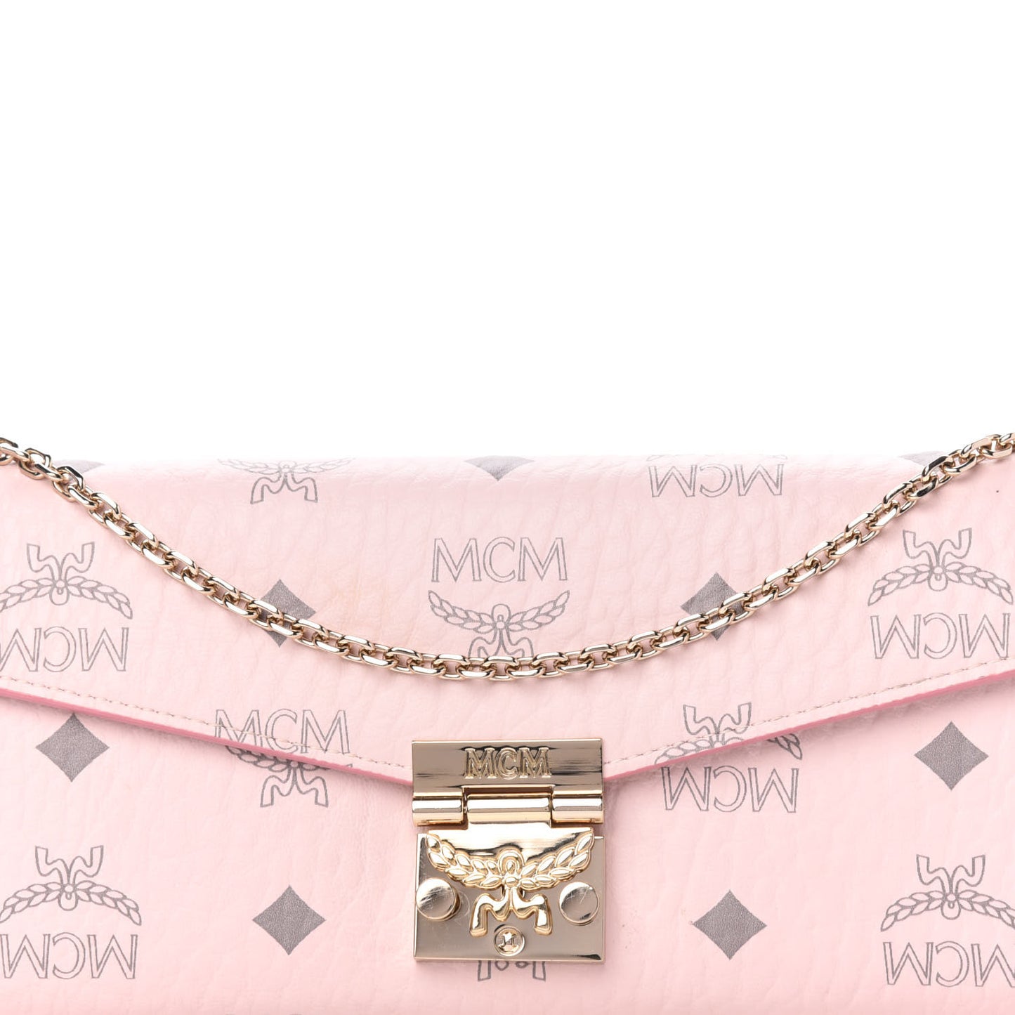 Visetos Large Patricia Wallet On Chain Soft Pink