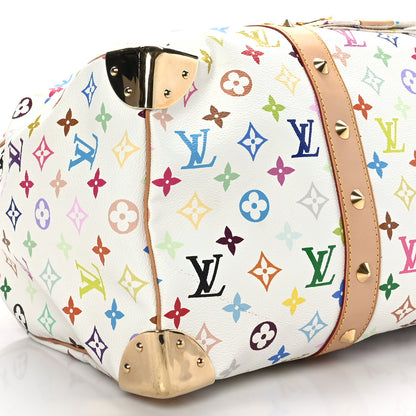 Louis Vuitton Monogram Multicolor Keepall 45 White 7 of 8