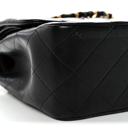 Chanel Lambskin Quilted Jumbo Double Flap Black 8 of 14