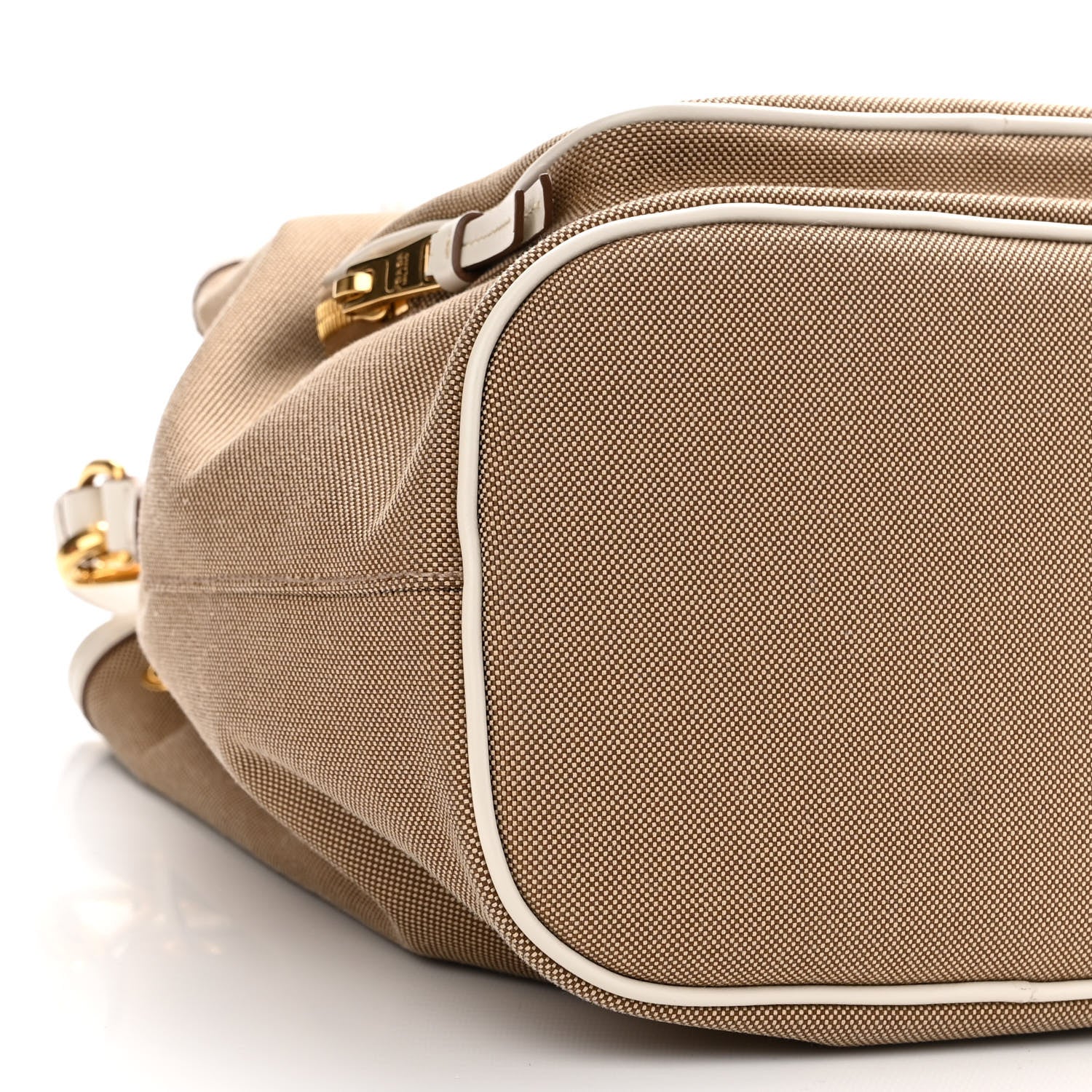 Prada Jacquard Logo Mini Bucket Crossbody Bag Corda Talco 8 of 9
