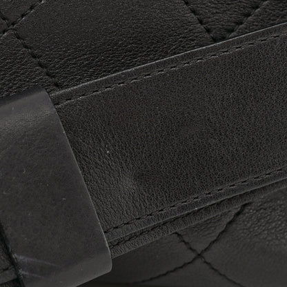 Chanel Calfskin Quilted Small On My Shoulder Drawstring Bag Black 13 of 13