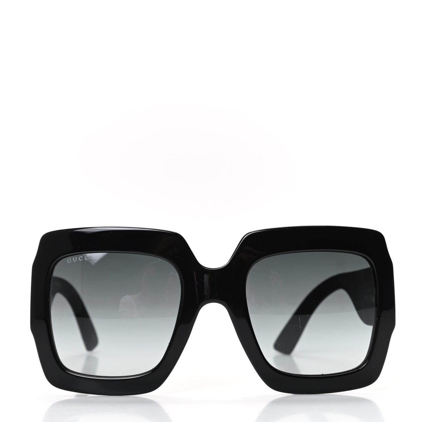 Square Frame Glitter GG0102S Sunglasses Black