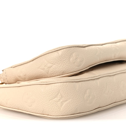 Louis Vuitton Empreinte Monogram Giant Multi Pochette Accessories Cream 8 of 9
