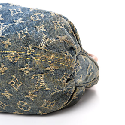 Louis Vuitton Monogram Denim Pleaty Blue 9 of 20