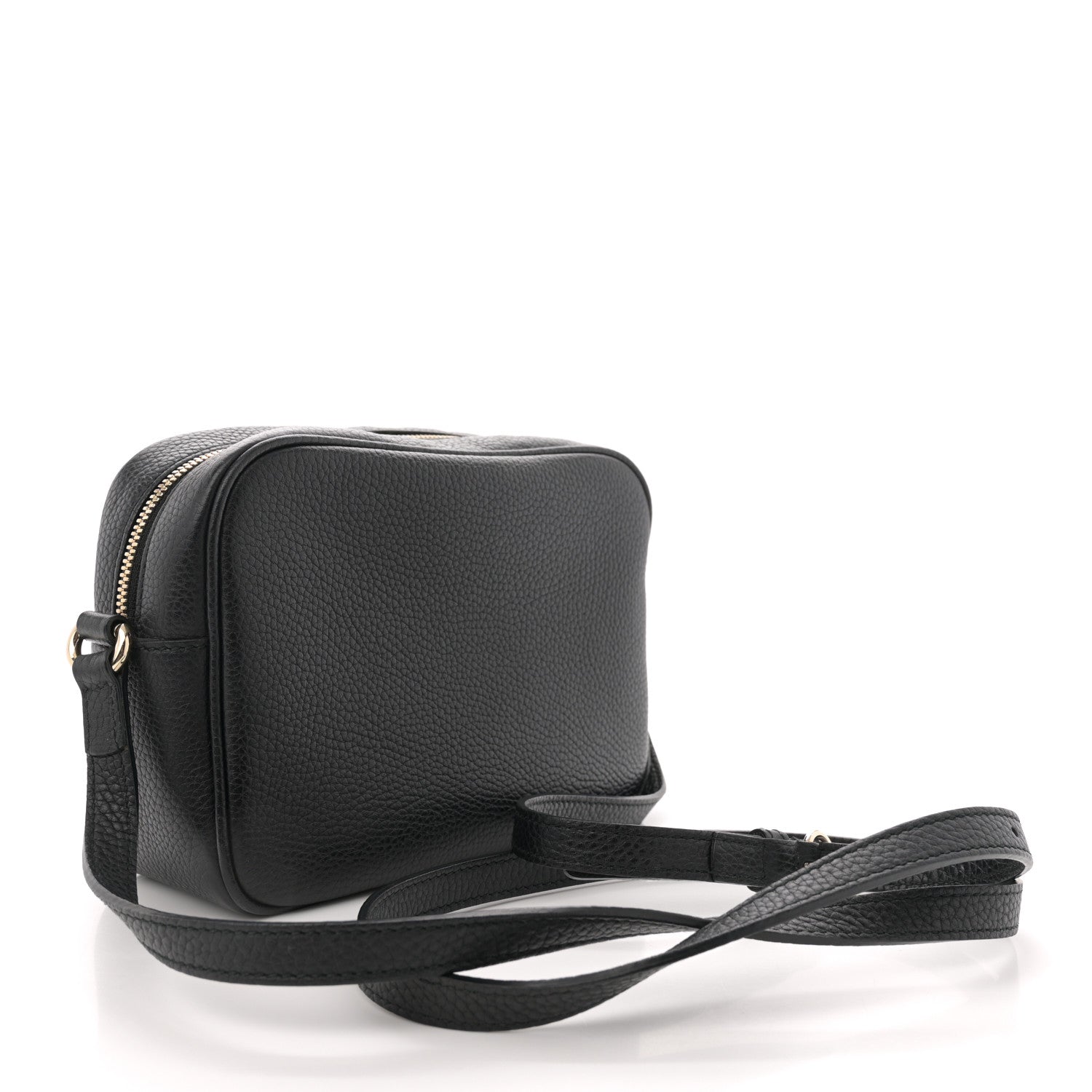 Gucci Pebbled Calfskin Small Soho Disco Bag Black 3 of 11