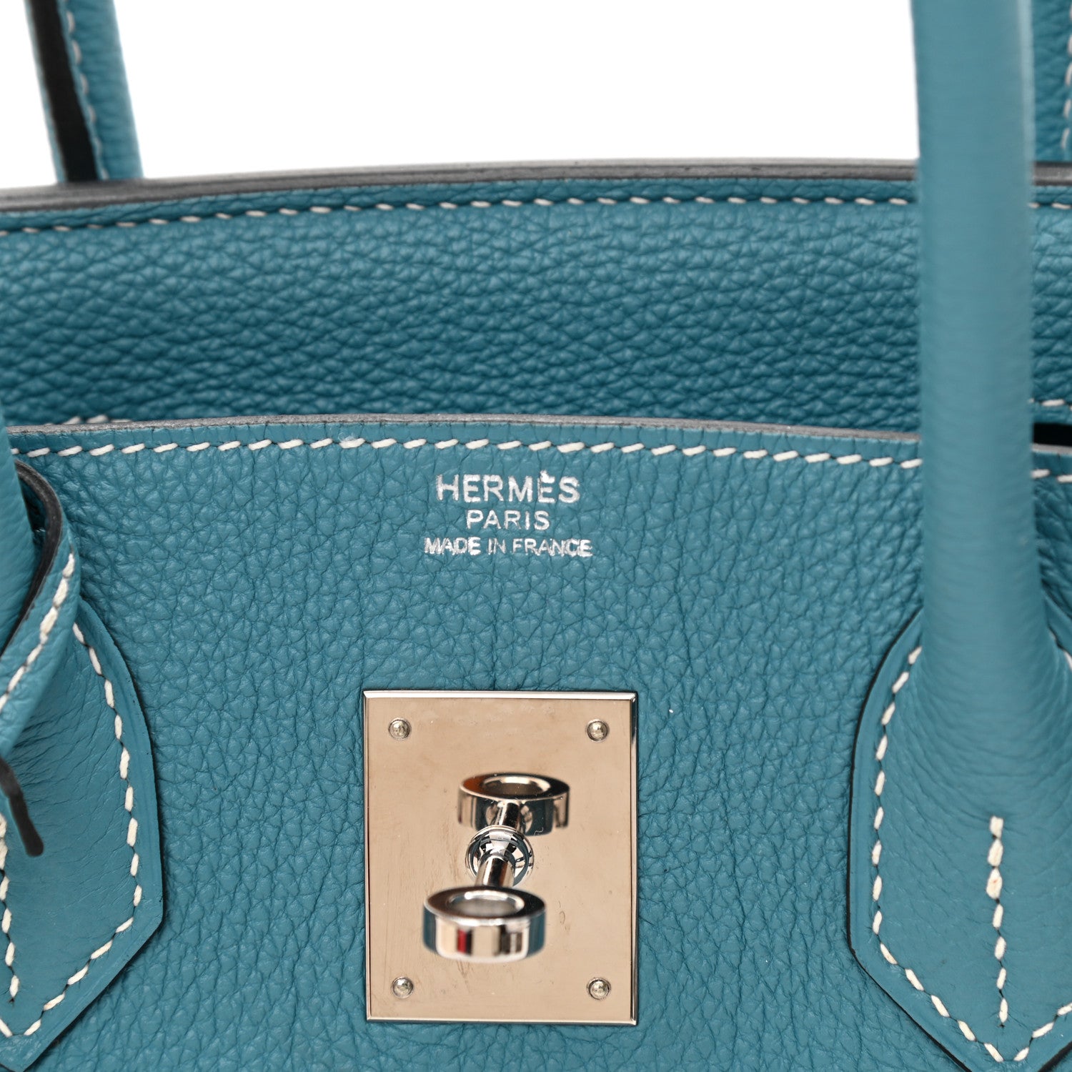 Hermes Togo Birkin 30 Blue Jean 6 of 13
