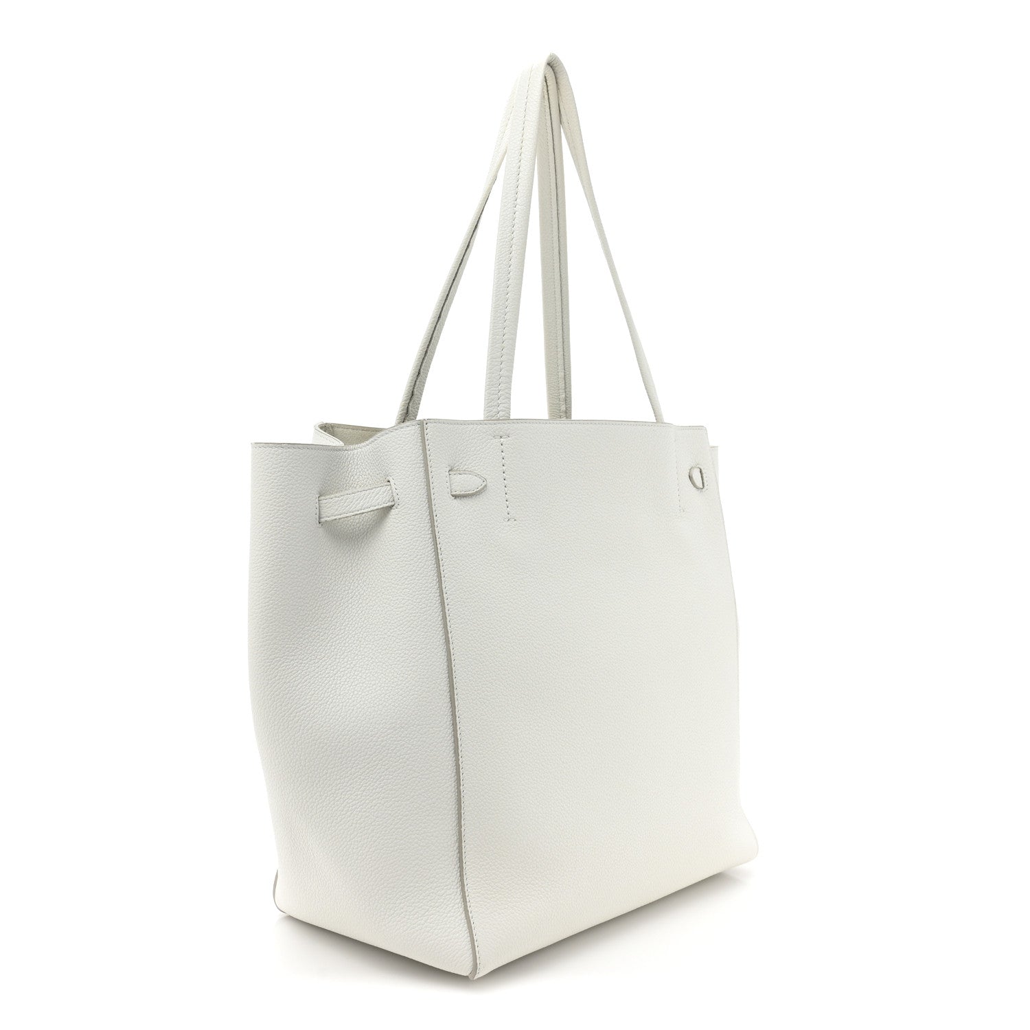 Celine Soft Grained Calfskin Small Belt Cabas Phantom Mineral 3 of 14