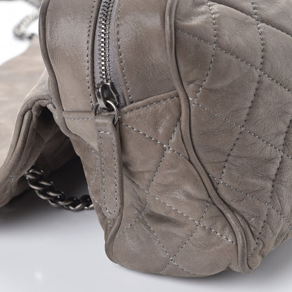 Chanel Iridescent Calfskin Quilted Large Shiva Flap Grey 10 of 13