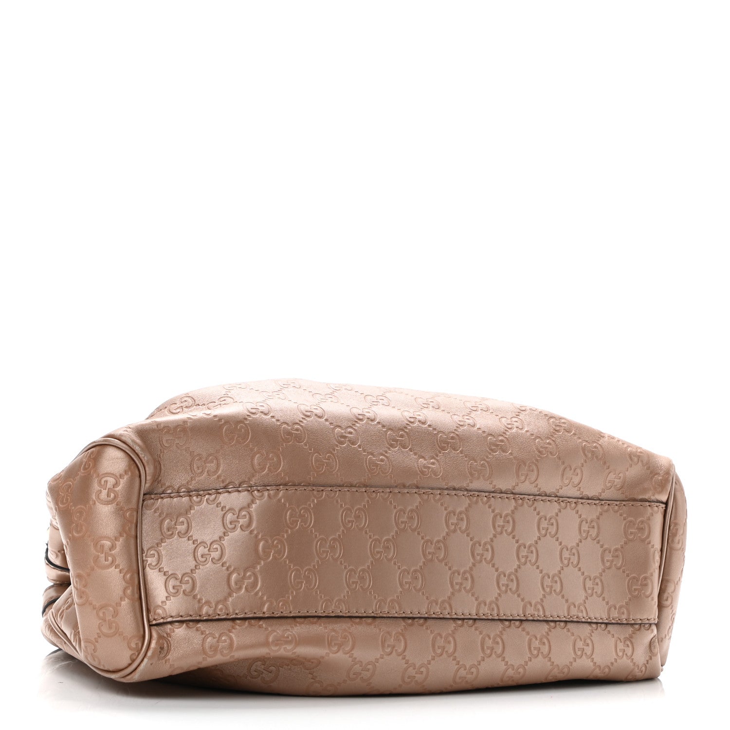 Gucci Metallic Guccissima Medium Sukey Tote Dusty Rose 4 of 11