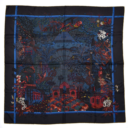 Hermes Silk Jardins D'Hiver Scarf 90 1 of 7