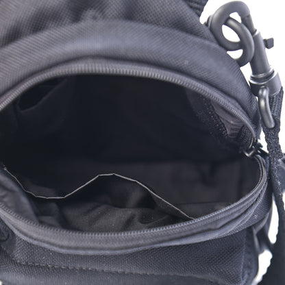 Balenciaga Recycled Casual Nylon Mini Oversized Backpack Black 5 of 8