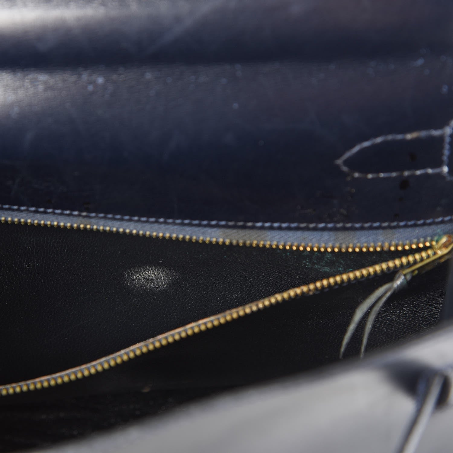 Hermes Box Kelly Retourne 28 Indigo 12 of 38