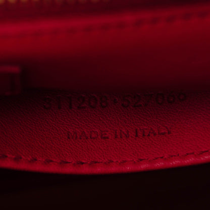 Saint Laurent Calfskin Medium Classic Cabas Y Red 7 of 7