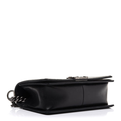 Chanel Calfskin Quilted Medium Boy Flap Black 4 of 17