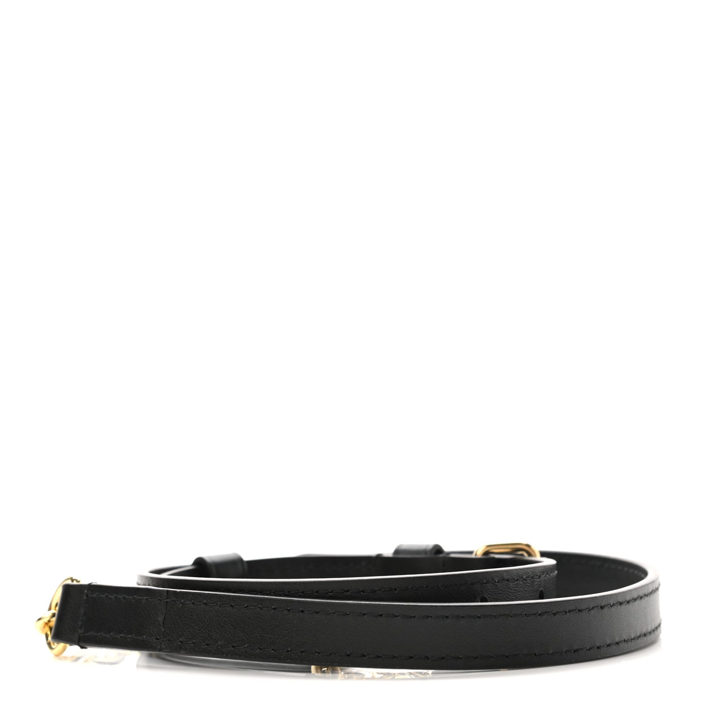 Calfskin Speedy Bandouliere 20 Shoulder Strap Black