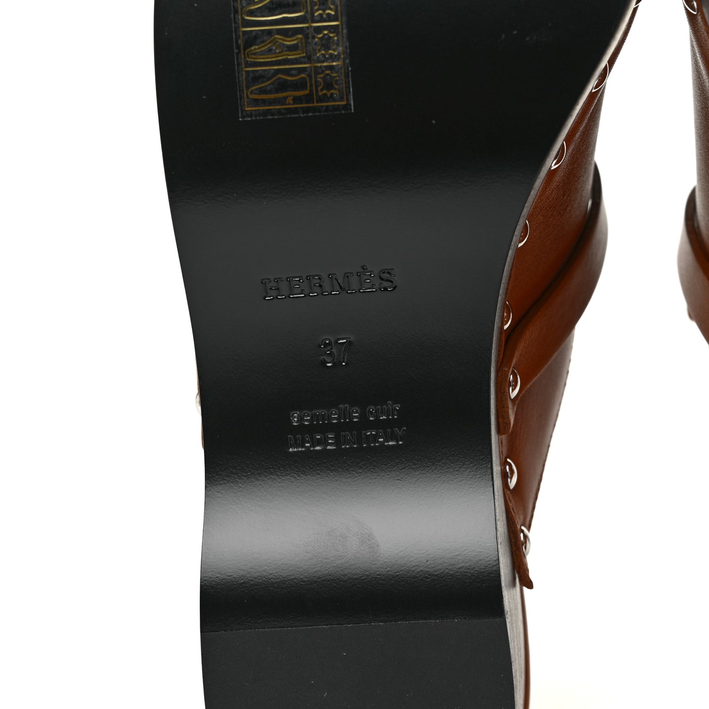 Calfskin Calya Mules 37 Naturel