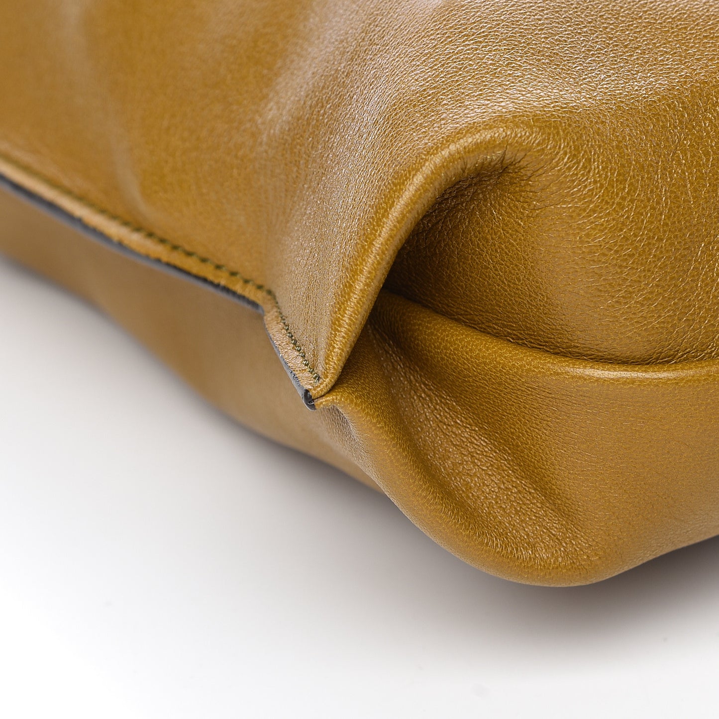 Ramskin Small Alix Padlock Zip Shoulder Bag Olive