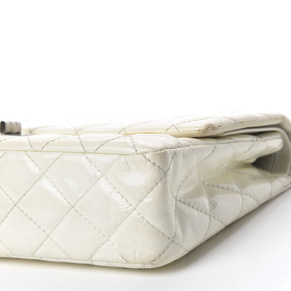 Chanel Distressed Patent Quilted 2.55 Reissue Flap 227 White 7 of 15
