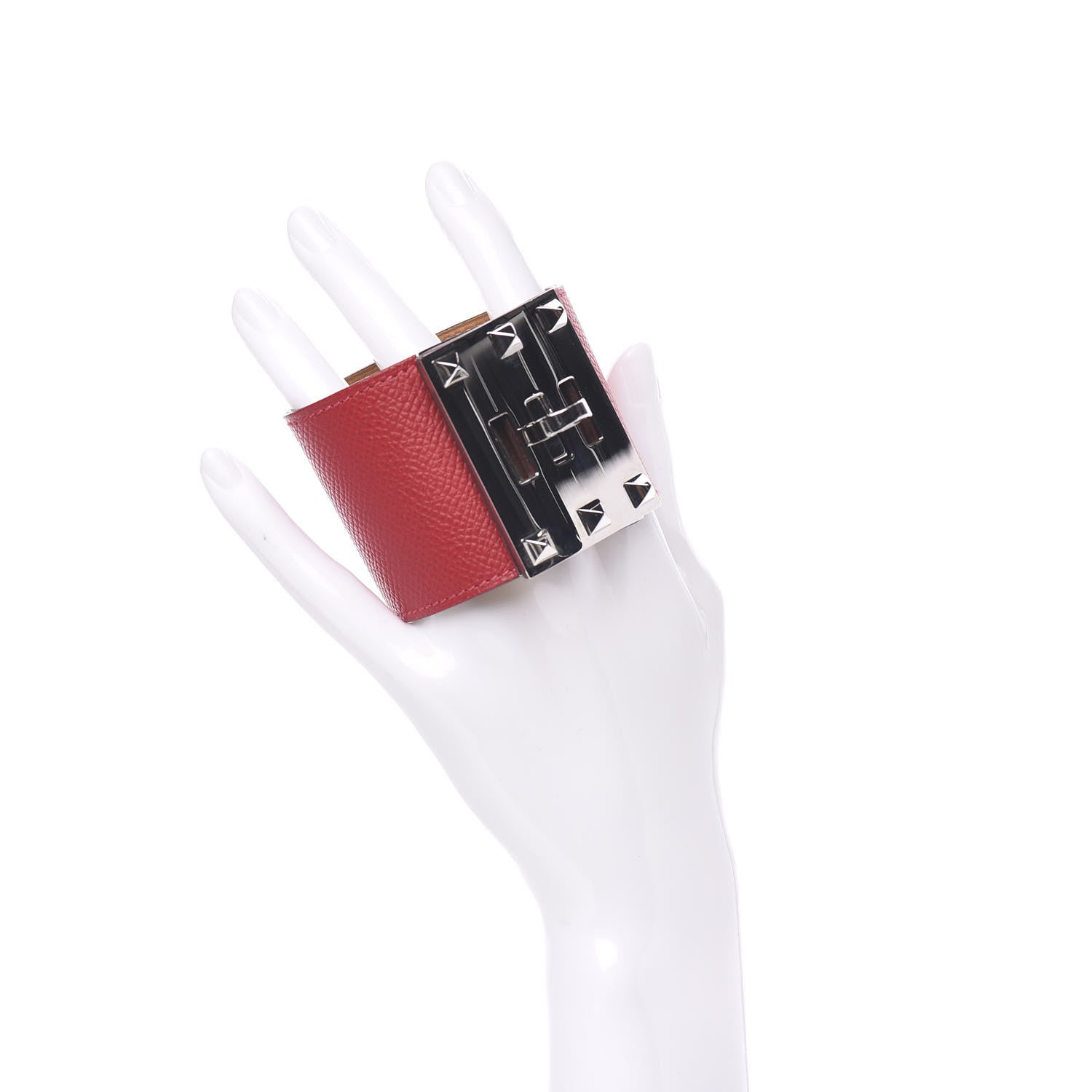 Hermes Epsom Extreme Kelly Bracelet S Rouge Casaque 2 of 5